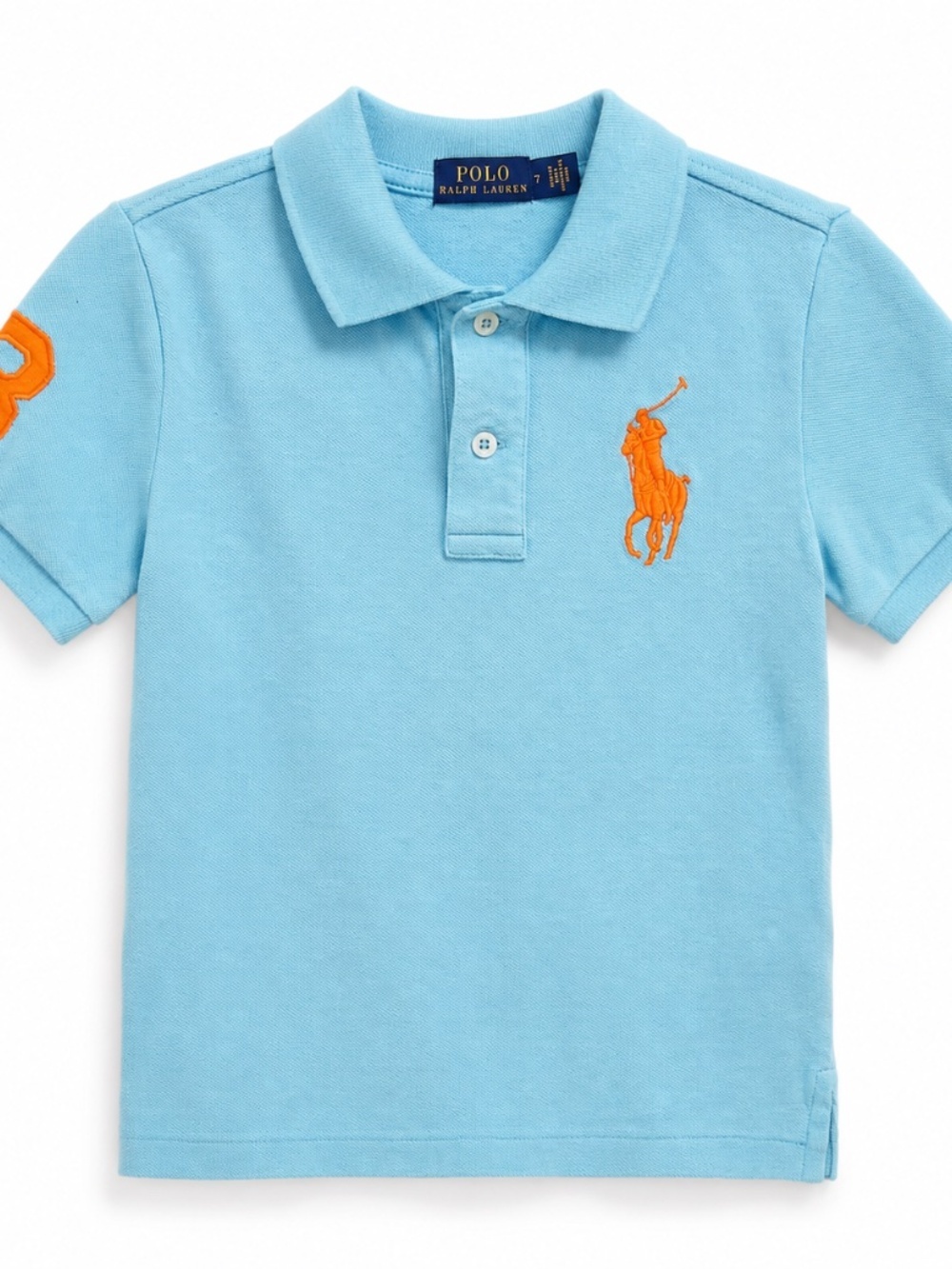 Polo Ralph Lauren Boys Light Blue Polo Shirt Size 7